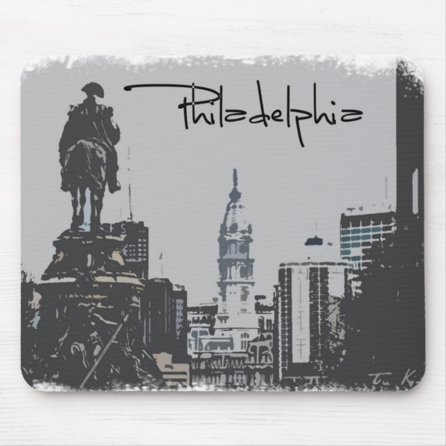 Tapis De Souris Philadelphie Mousepad (Devant)