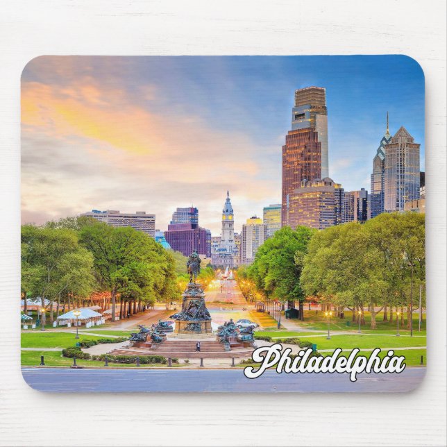 Tapis De Souris Philadelphie, Pennsylvanie, États-Unis (Devant)