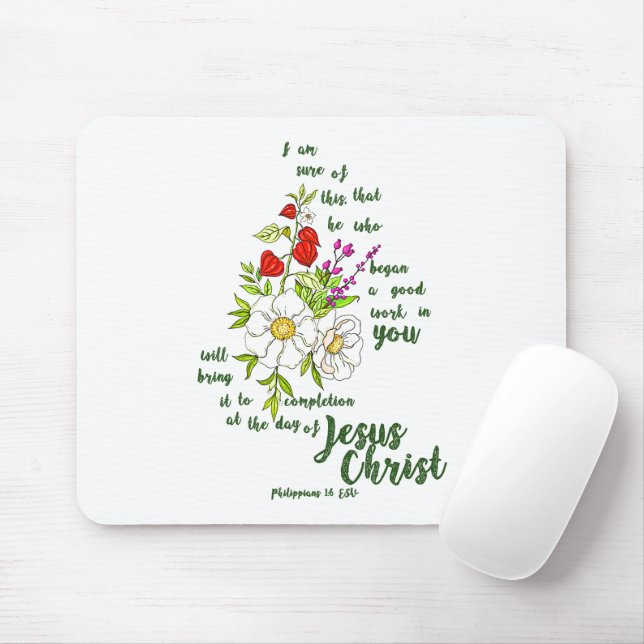 Tapis De Souris Philippiens 1:6 (Avec souris)