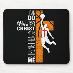 Tapis De Souris Philippiens 4_13 Basket-ball chrétien Religieux Bi