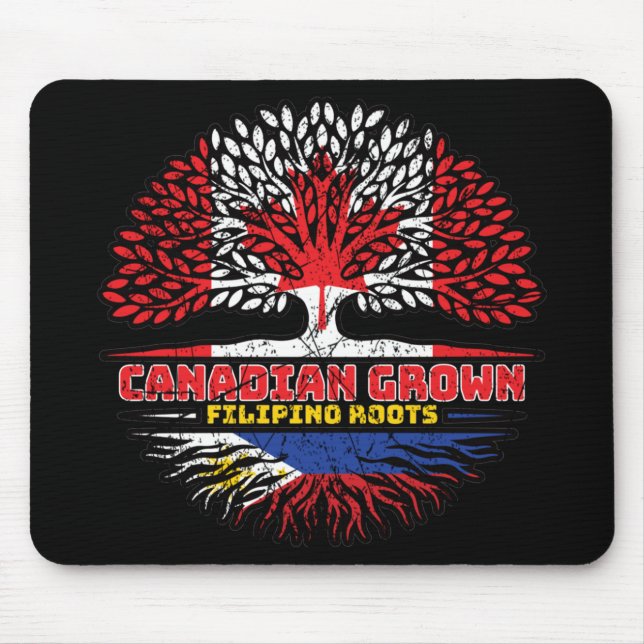Tapis De Souris Philipppino Canadian Canada Tree Roots Fl (Devant)