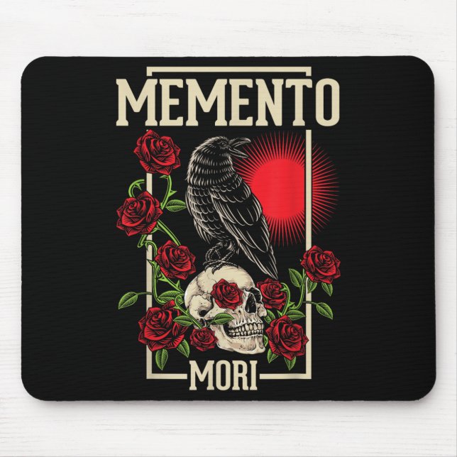 Tapis De Souris Philosophe stoïque Memento Mori (Devant)