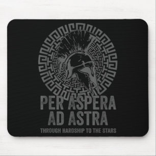 Tapis De Souris Philosophie stoïque Gris Avec Traduction Par Asper