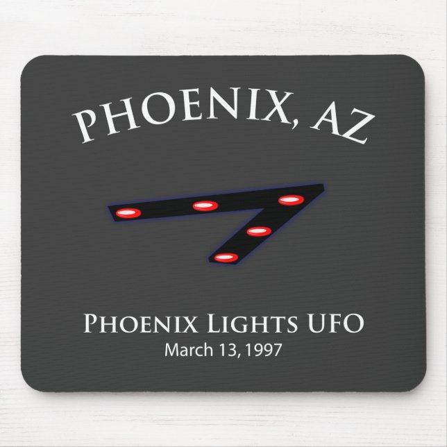 Tapis De Souris Phoenix allume l'UFO (Devant)