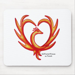Tapis De Souris Phoenix Heart, MeWarriorWoman sur Twitch