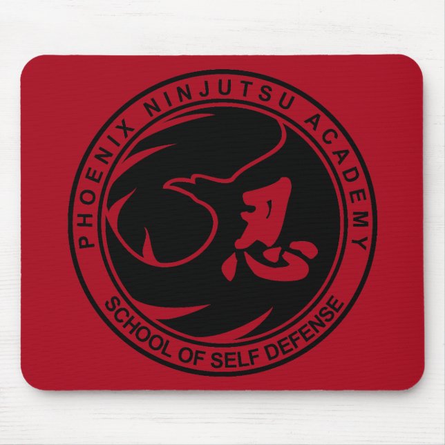 Tapis De Souris Phoenix Ninjutsu Academy School of Self Defense (Devant)
