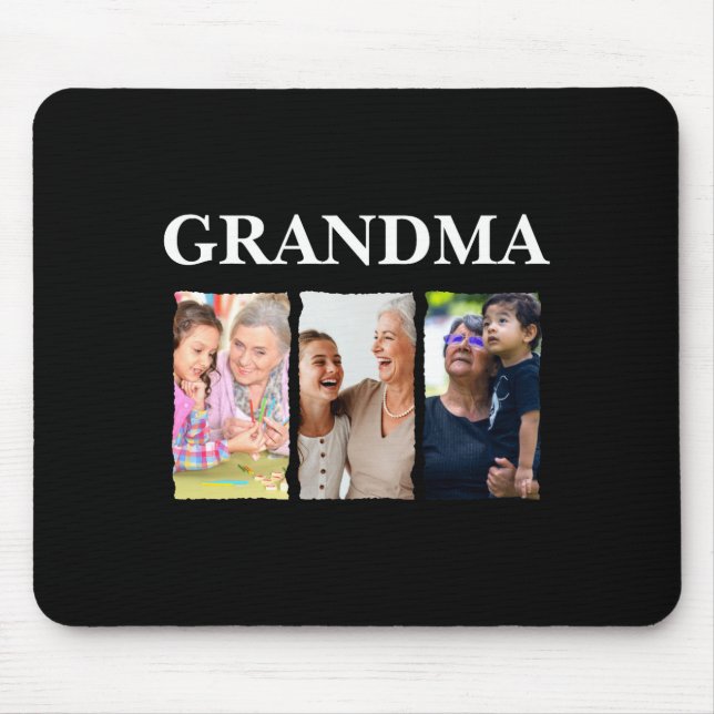 Tapis De Souris Photo Collage Grandma D Family  (Devant)