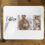 Tapis De Souris Photo Collage Moderne Avec Père Meilleur Devis Cad<br><div class="desc">Une photo de collage moderne avec une citation sincère sur un père est le cadeau parfait pour montrer votre appréciation et l'amour pour votre père. Ce cadeau unique et personnalisé est une excellente façon de présenter vos souvenirs préférés ensemble et d'express votre gratitude pour tout ce qu'il a fait pour...</div>