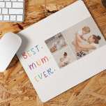 Tapis De Souris Photo Collage moderne et coloré Meilleur cadeau de<br><div class="desc">Un collage photo moderne et le cadeau coloré "Best Mom Ever" est un cadeau réfléchi et personnalisé pour toute mère. La photo de collage est une collection de différentes images qui ont été arrangées avec art pour former une composition cohésive et visuellement attrayante. Ces photos peuvent présenter des souvenirs chéris,...</div>