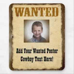 Tapis De Souris Photo d'autrefois d'affiche Recherchée