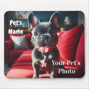 Tapis de souris photo de compagnie personnalisé