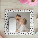 Tapis De Souris Photo de famille moderne et points noirs Beauté Ca<br><div class="desc">Photo de famille moderne et points noirs Beauté Cadeau</div>