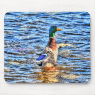 Tapis De Souris Photo de la faune de Mallard Duck pour les amateur
