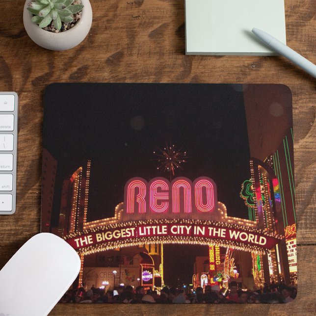 Tapis De Souris Photo de l'arche de Reno (Vintage Downtown Reno)
