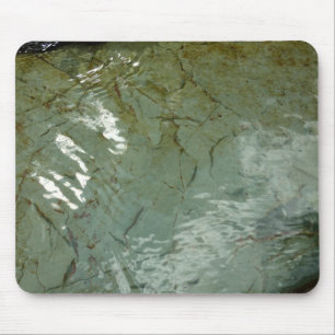 Tapis De Souris Photo de nature de dalle rocheuse recouverte d'eau