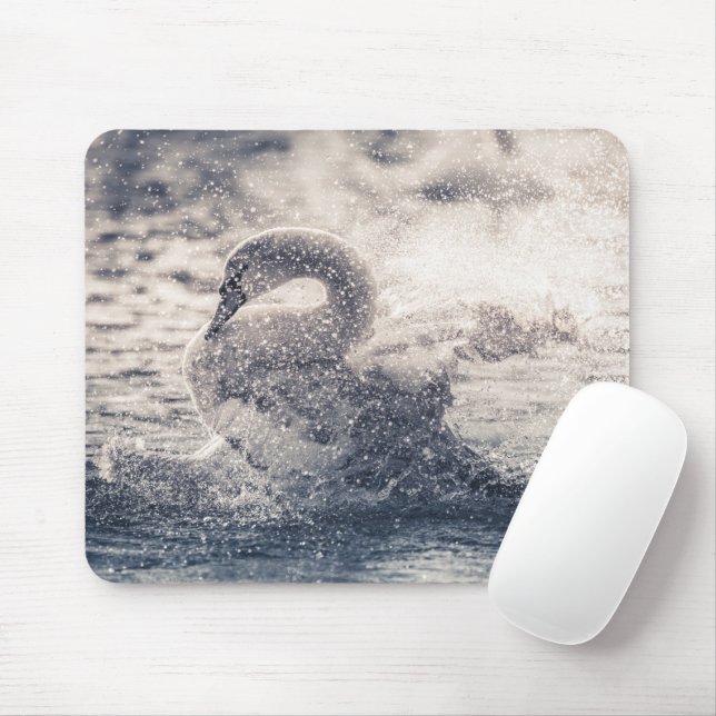 Tapis De Souris Photo de Swan Nature (Avec souris)