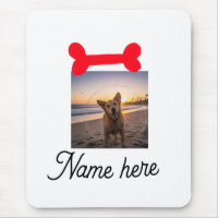 Photo d'os de chien rouge nom de chien et chat cad