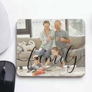 Tapis De Souris Photo et texte personnalisés