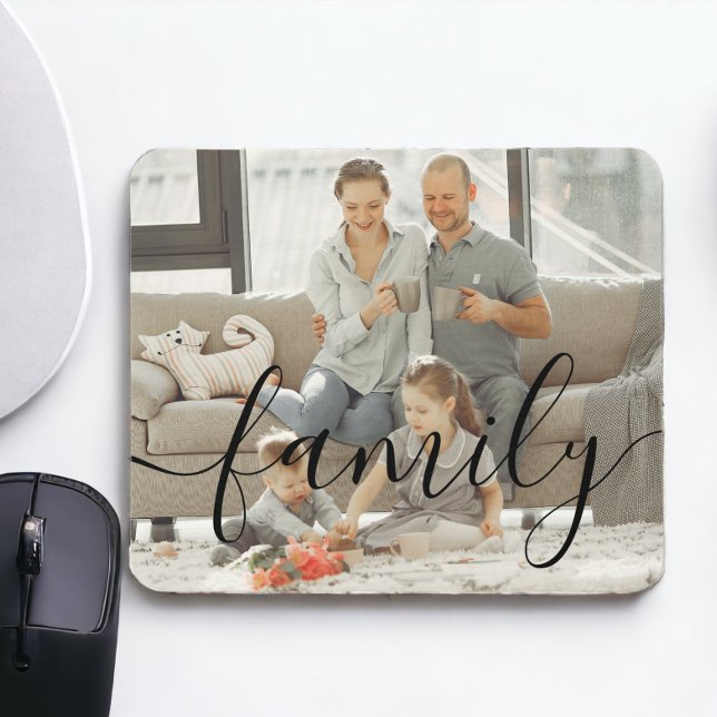 Tapis De Souris Photo et texte personnalisés (Personalized Photo and Text Photo Mouse Pad from Ricaso)
