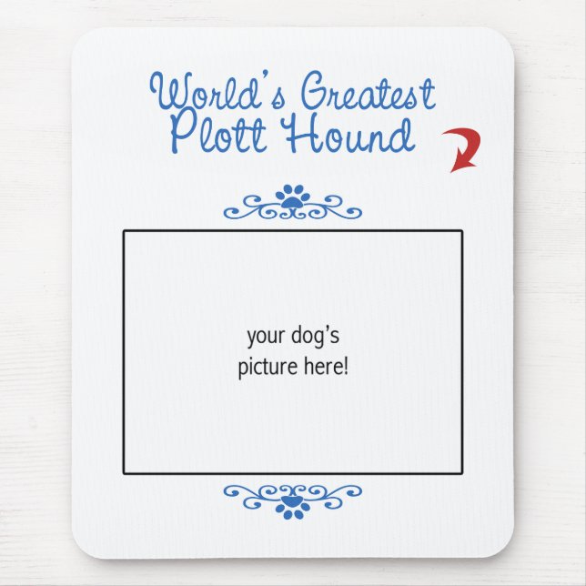 Tapis De Souris Photo faite sur commande ! Le plus grand chien de (Devant)