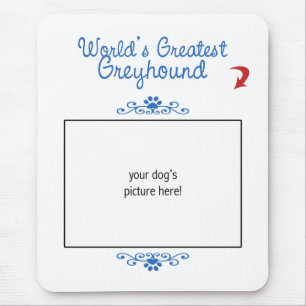 Tapis De Souris Photo faite sur commande ! Le plus grand lévrier