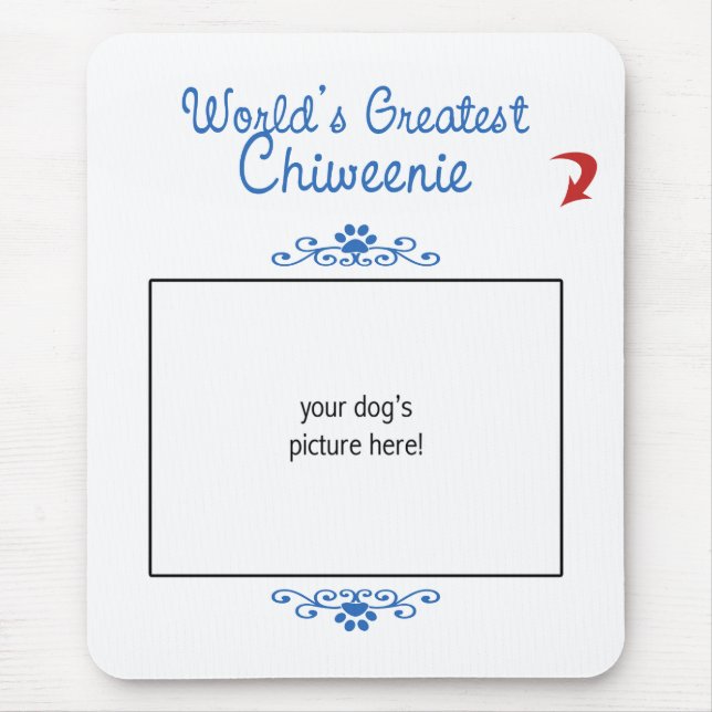 Tapis De Souris Photo faite sur commande ! Mondes plus grand (Devant)