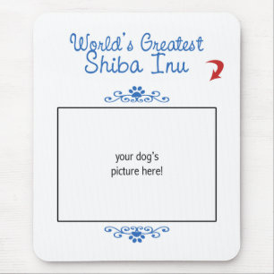 Tapis De Souris Photo faite sur commande ! Mondes plus grand Shiba