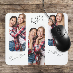 Tapis De Souris Photo moderne Amis BFF Personnalisé