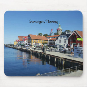 Tapis De Souris photo panoramique de Stavanger, Norvège