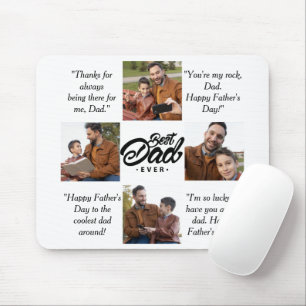 Tapis De Souris Photo personnalisée de meilleur père