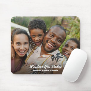 Tapis De Souris Photo personnalisée de papa et message Pad de sour