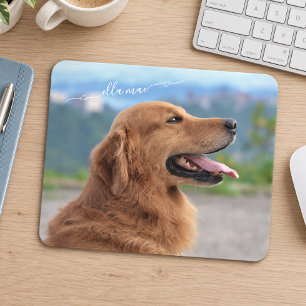 Tapis De Souris Photo personnalisée et nom de chien