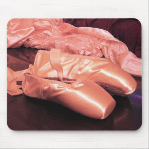 Tapis De Souris Photo rose de chaussures d'orteil