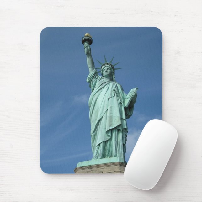 Tapis De Souris Photo Statue de la liberté (Avec souris)