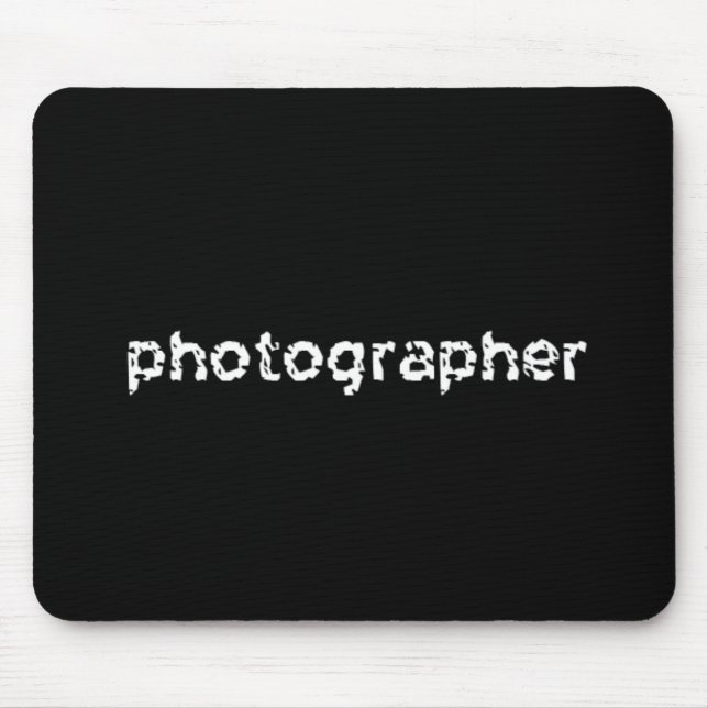 Tapis De Souris Photographe (Devant)