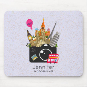Tapis De Souris Photographe de voyage européen