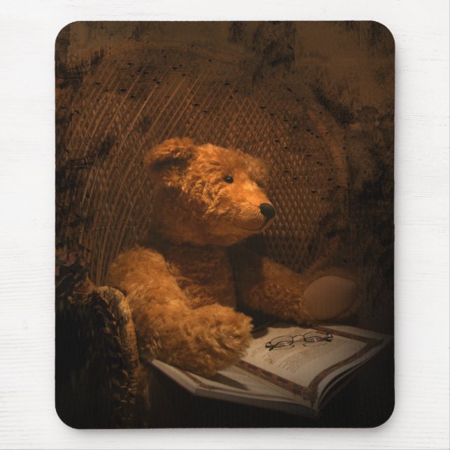 Tapis De Souris Photographie de regard de Mousepad d'ours de (Devant)