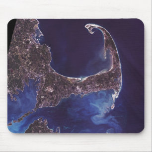Tapis De Souris Photographie de satellite de Cape Cod