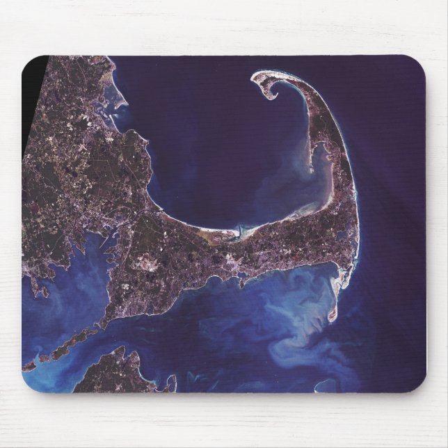 Tapis De Souris Photographie de satellite de Cape Cod (Devant)