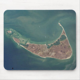 Tapis De Souris Photographie de satellite de Nantucket