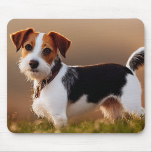 Tapis De Souris Photographie d'un chien Jack Russel Terrier mignon