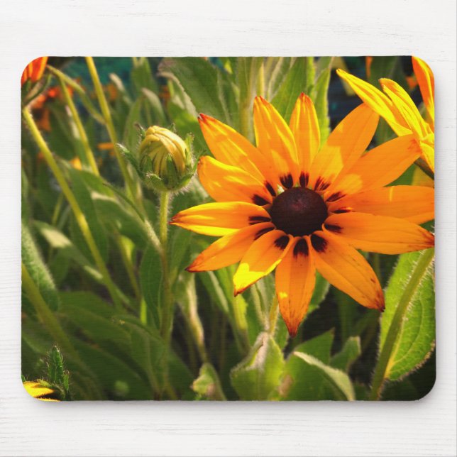 Tapis de souris photographie fleur jaune (Devant)