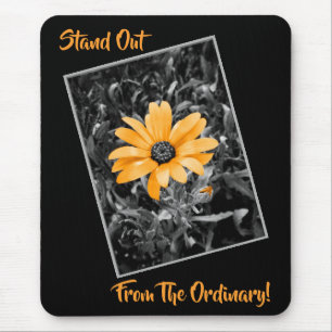 Tapis De Souris Photographie orange d'éclaboussure de couleur de