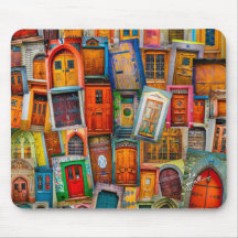 Photographie vintage unique moderne d'art de porte