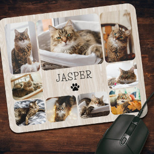Tapis De Souris Photos de chat rustiques pour amateur de félins