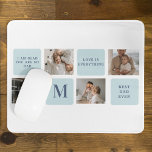 Tapis De Souris Photos de Collage moderne Bleu Meilleurs Pères Cad<br><div class="desc">Des photos de collage moderne avec un thème bleu peuvent faire un grand cadeau pour la Fête des pères ou toute occasion de célébrer un père spécial. Les photos collages sont un moyen unique et créatif de présenter une collection de moments mémorables et peuvent être customisés pour s'adapter au style...</div>