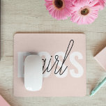 Tapis De Souris Phrase moderne Pastel Rose fille Boss Phrase<br><div class="desc">Phrase moderne Pastel Rose fille Boss Phrase</div>