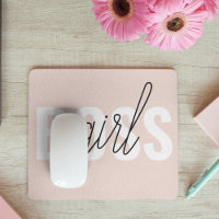 Phrase moderne Pastel Rose fille Boss Phrase