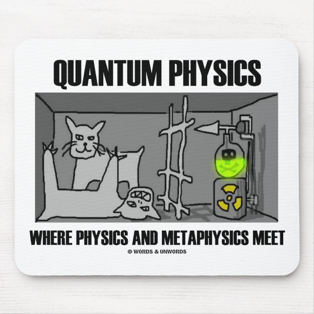 Tapis De Souris Physique de Quantum où la physique et la (Devant)
