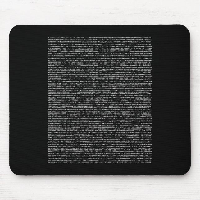 Tapis De Souris Pi 5000 Chiffres Pi Jour Enseignant Mathématicien  (Devant)